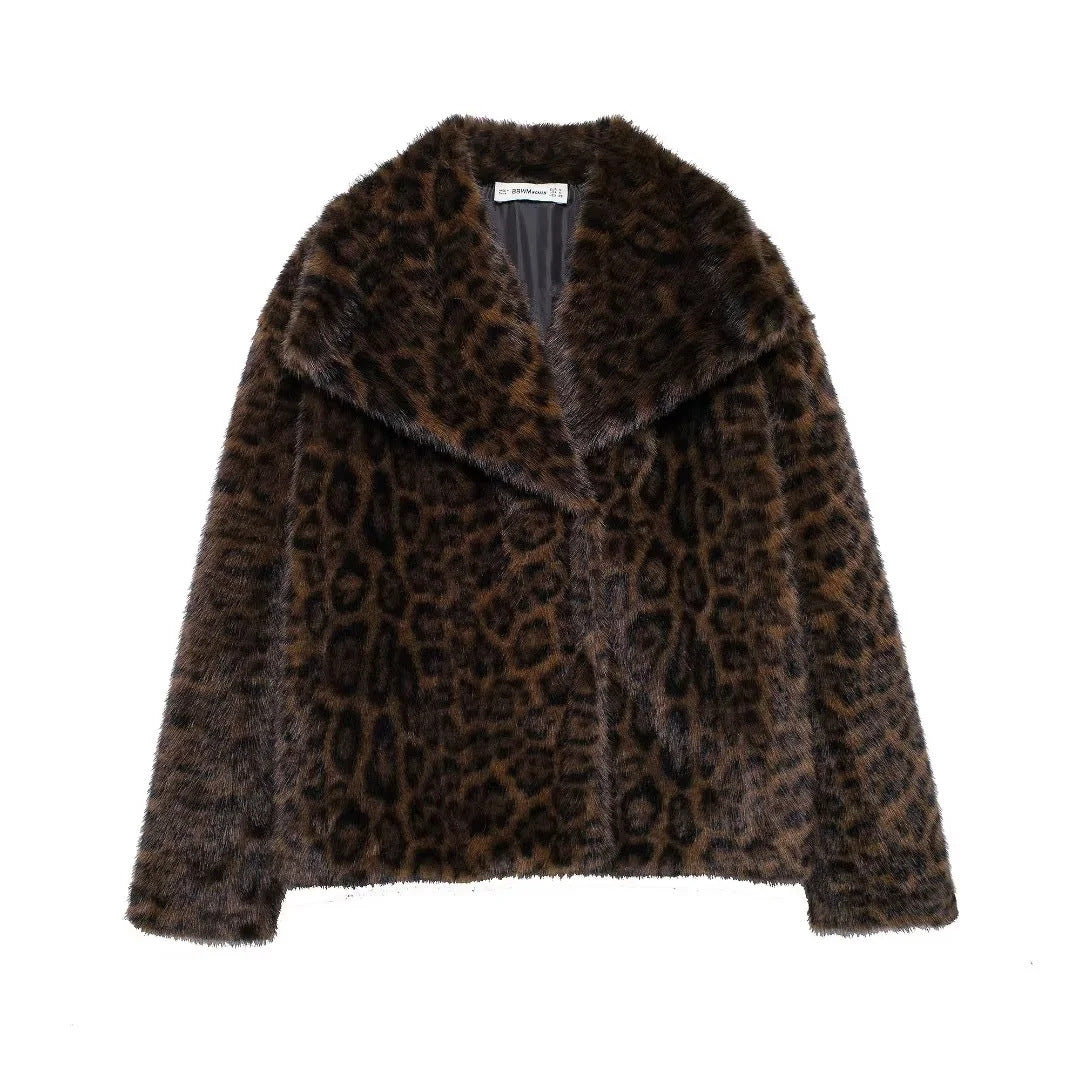 Faux Fur Fluffy Jacket