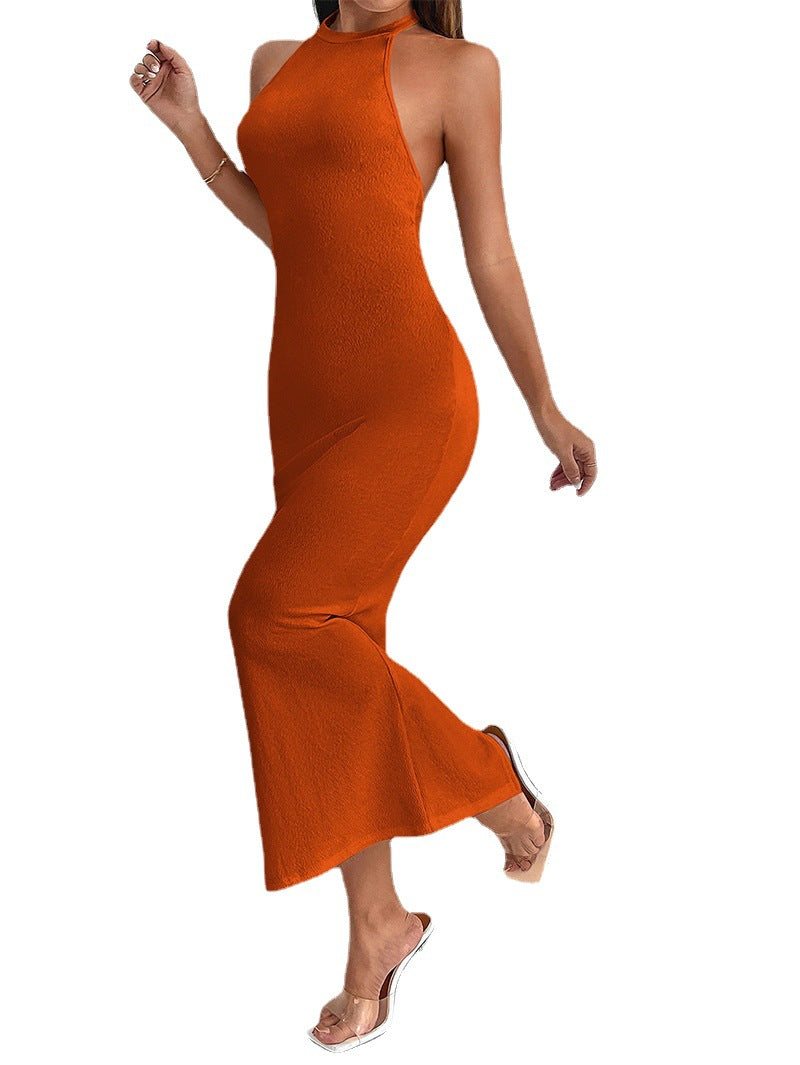 Women's Fashionable Slim-fit Long Dress