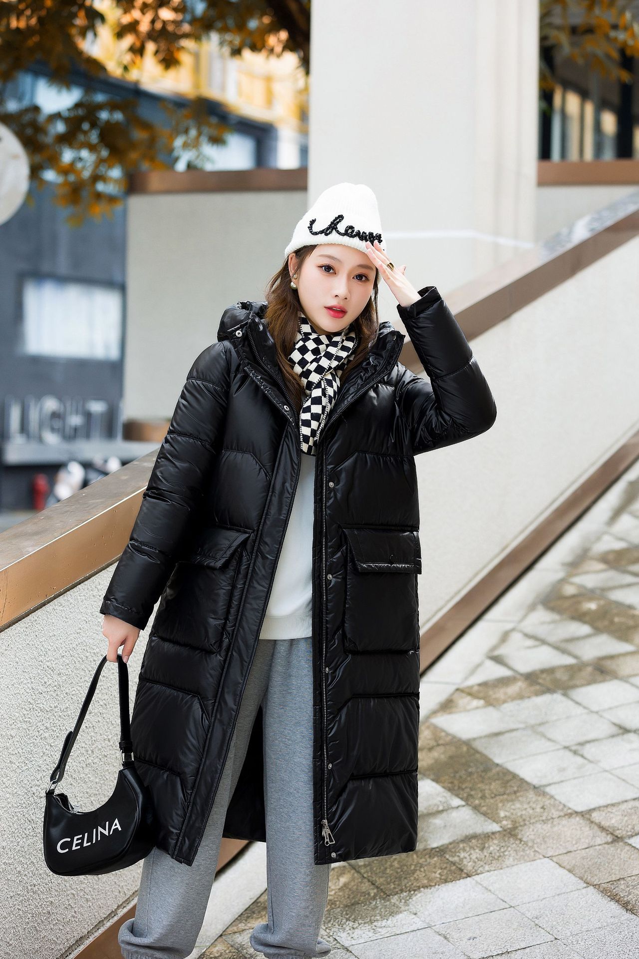 Winter Korean Style Fashion Jacket Mid-length