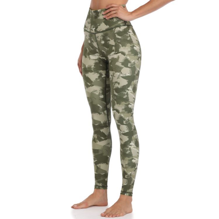 High Waist Skintight camouflage Athletic Pants