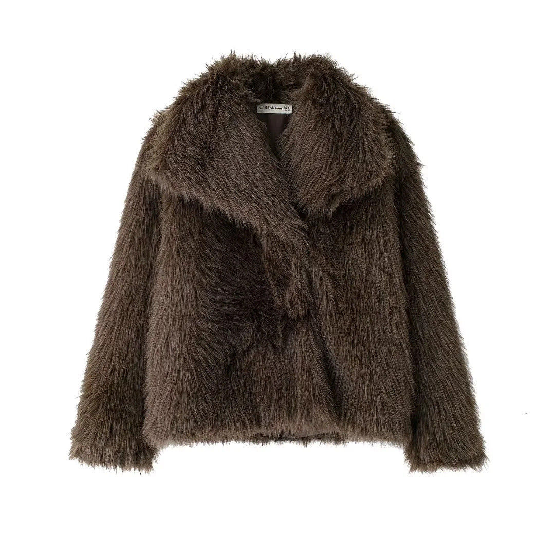 Faux Fur Fluffy Jacket