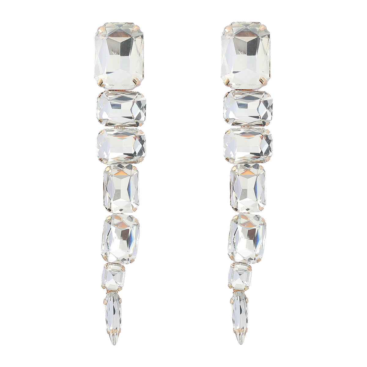 Super Shiny Full Claw Chain Banquet Earrings