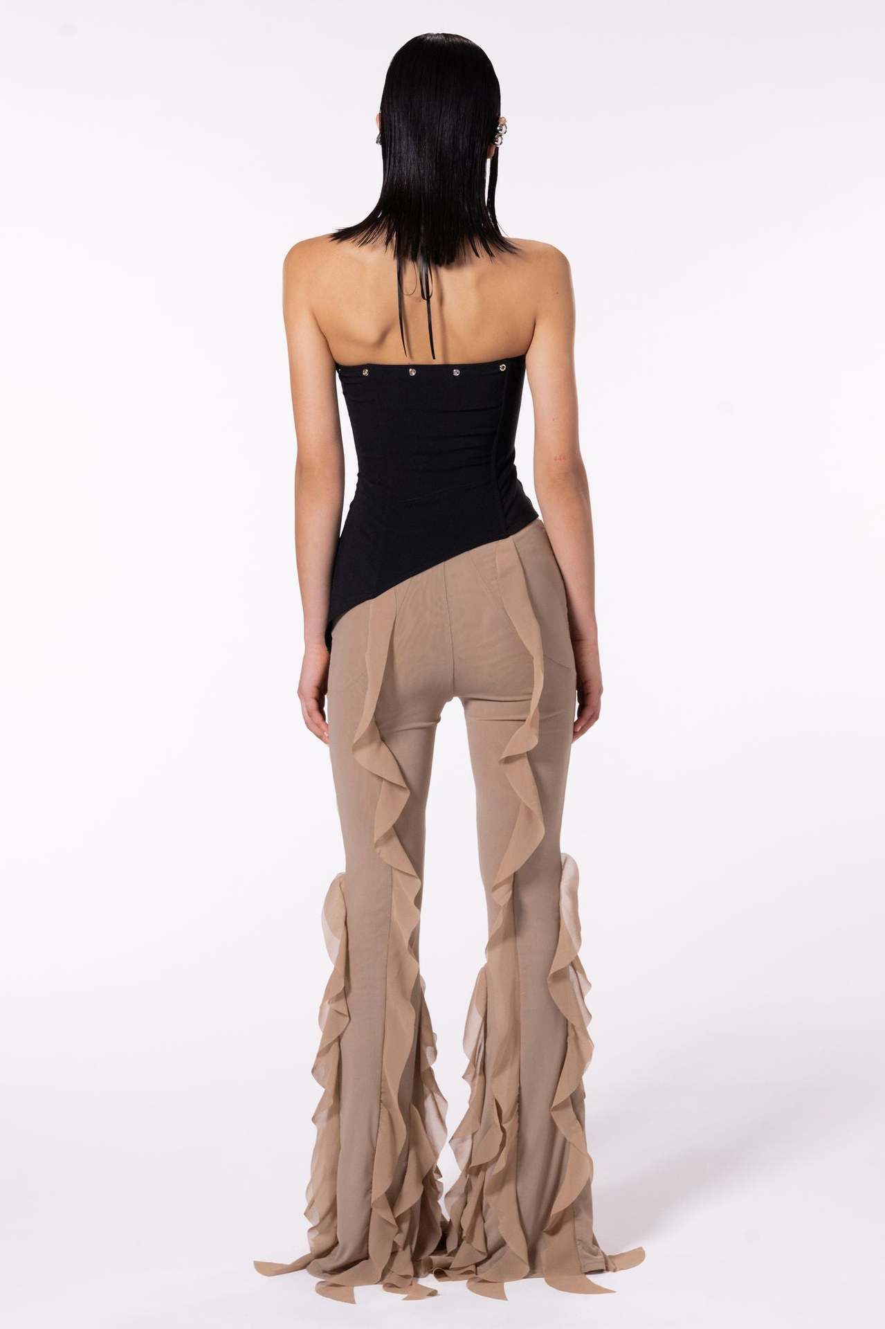 Slim-fit Micro Flared Pants