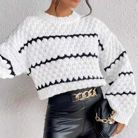 Women's Polyester elegant sweater Top