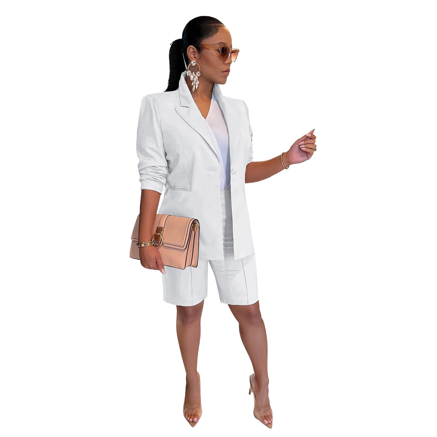 Business Coat and Shorts Leisure Suit- GIRL season Boutique