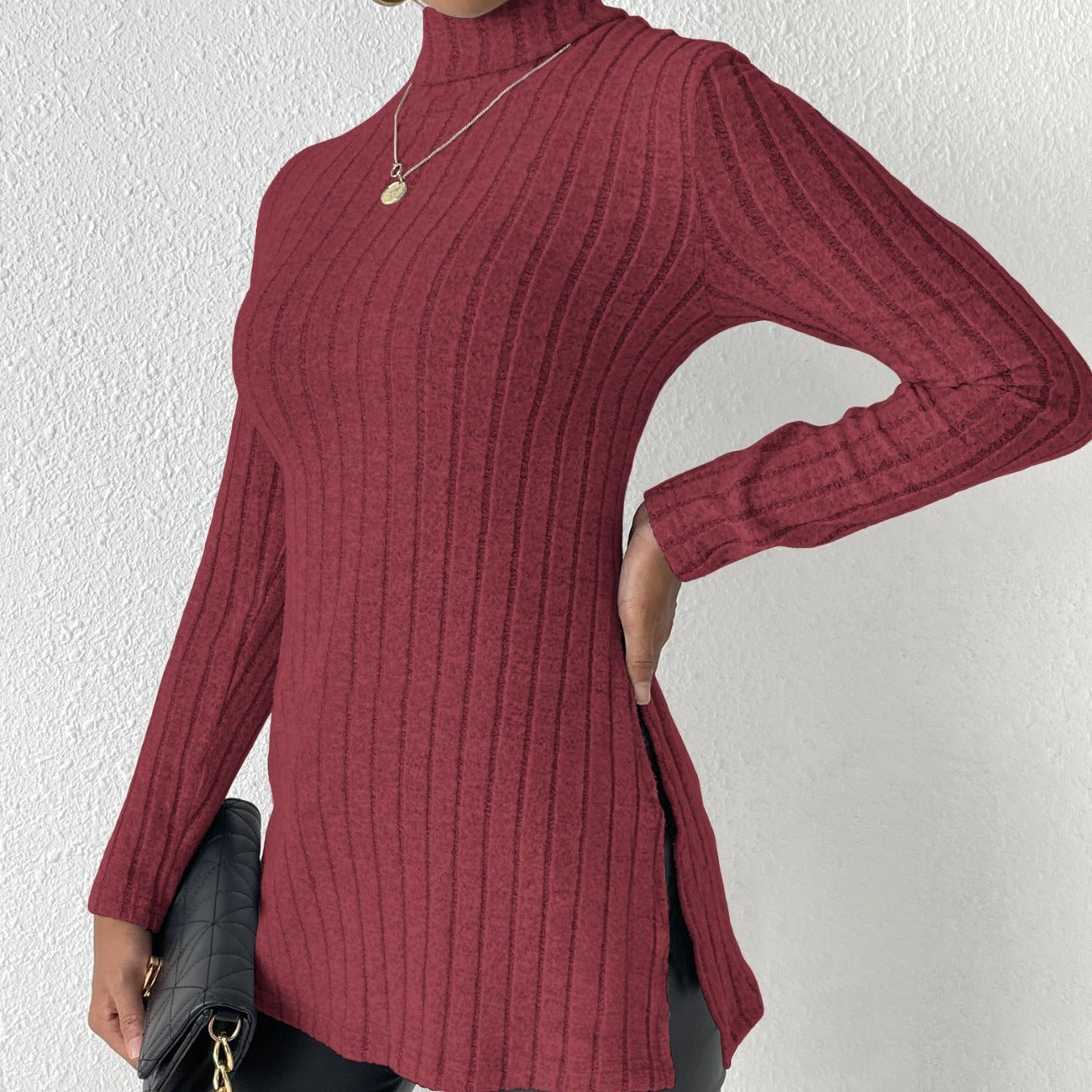 Turtleneck Pullover Clothing Sweater