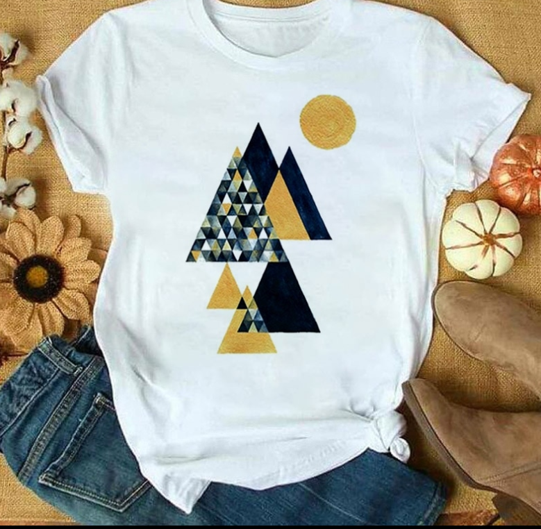 Summer New Letter Printing Women's T-shirt Casual Fashion