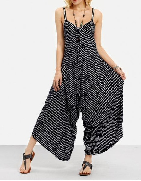 Heather One-piece crop pants jumpsuit outfit