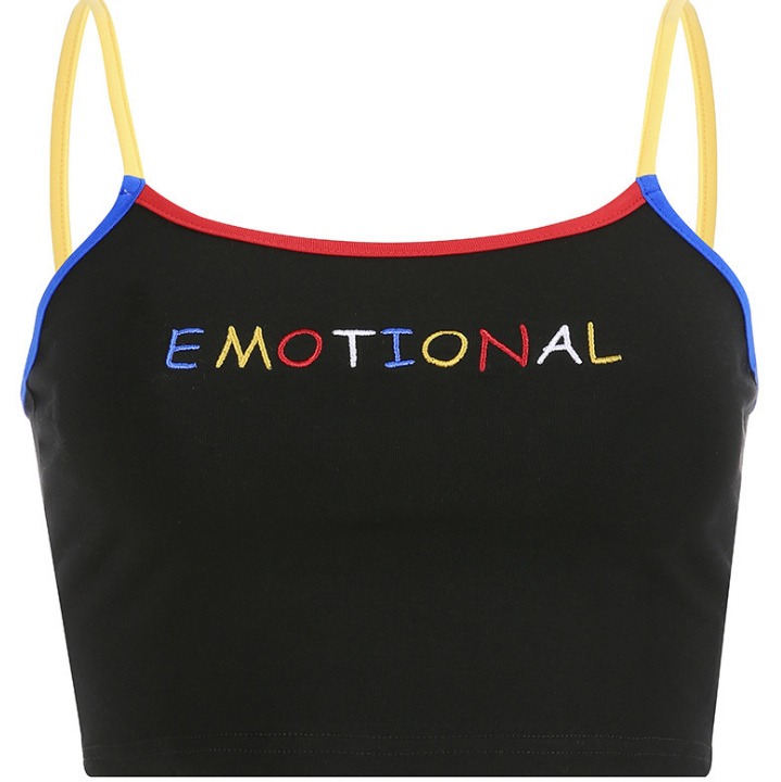 Emotional Crop Tank Top Girl Season Boutique