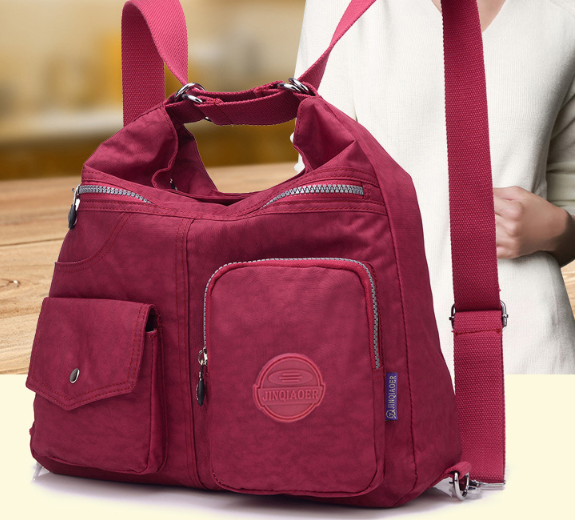 Waterproof Bylon Cloth Crossbody Bag