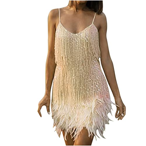 Hollywood Girl fashion tassel sequence Dress