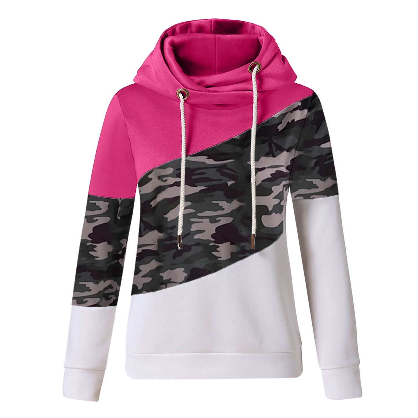 Women’s fashion Camouflage Hoodie Sweatshirt