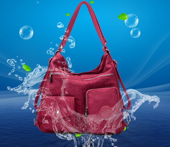 Waterproof Bylon Cloth Crossbody Bag