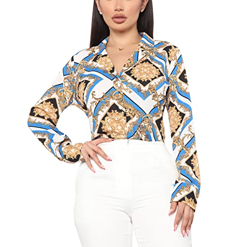 Boss Queen Girl Season Button Down Blouse