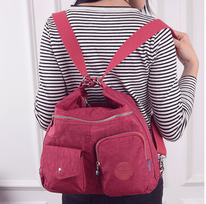 Waterproof Bylon Cloth Crossbody Bag