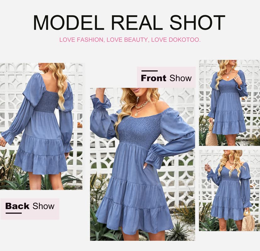 Baby Doll sexy ruffle Off Shoulder Mini Dress