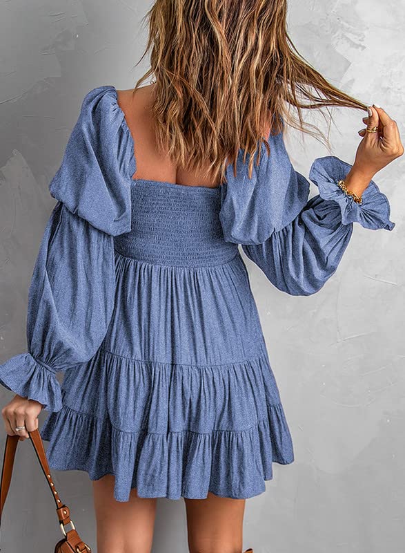 Baby Doll sexy ruffle Off Shoulder Mini Dress